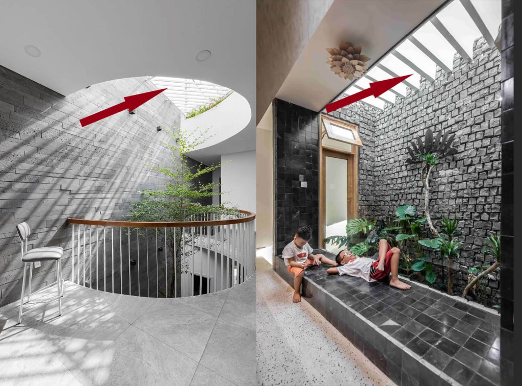 Phong thủy giếng trời nhà ống: "Lá phổi" hút Tài Lộc và Sinh Khí